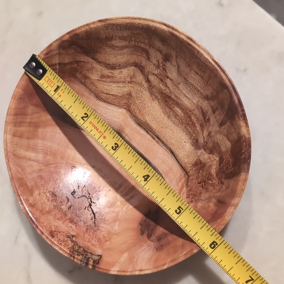 Alan Adler maple bowl (2018) fine art craft piece 6" Diameter - Picture 9 of 9